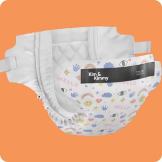 حفاضات كيم آند كيمي السحريه بدون طفح بدون تسريب