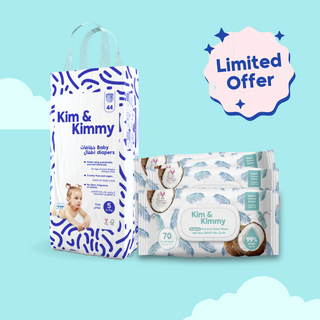Black Friday Exclusive: No-Rash No-Leaks Diapers (1 Pack) + 4 Packs of Wipes